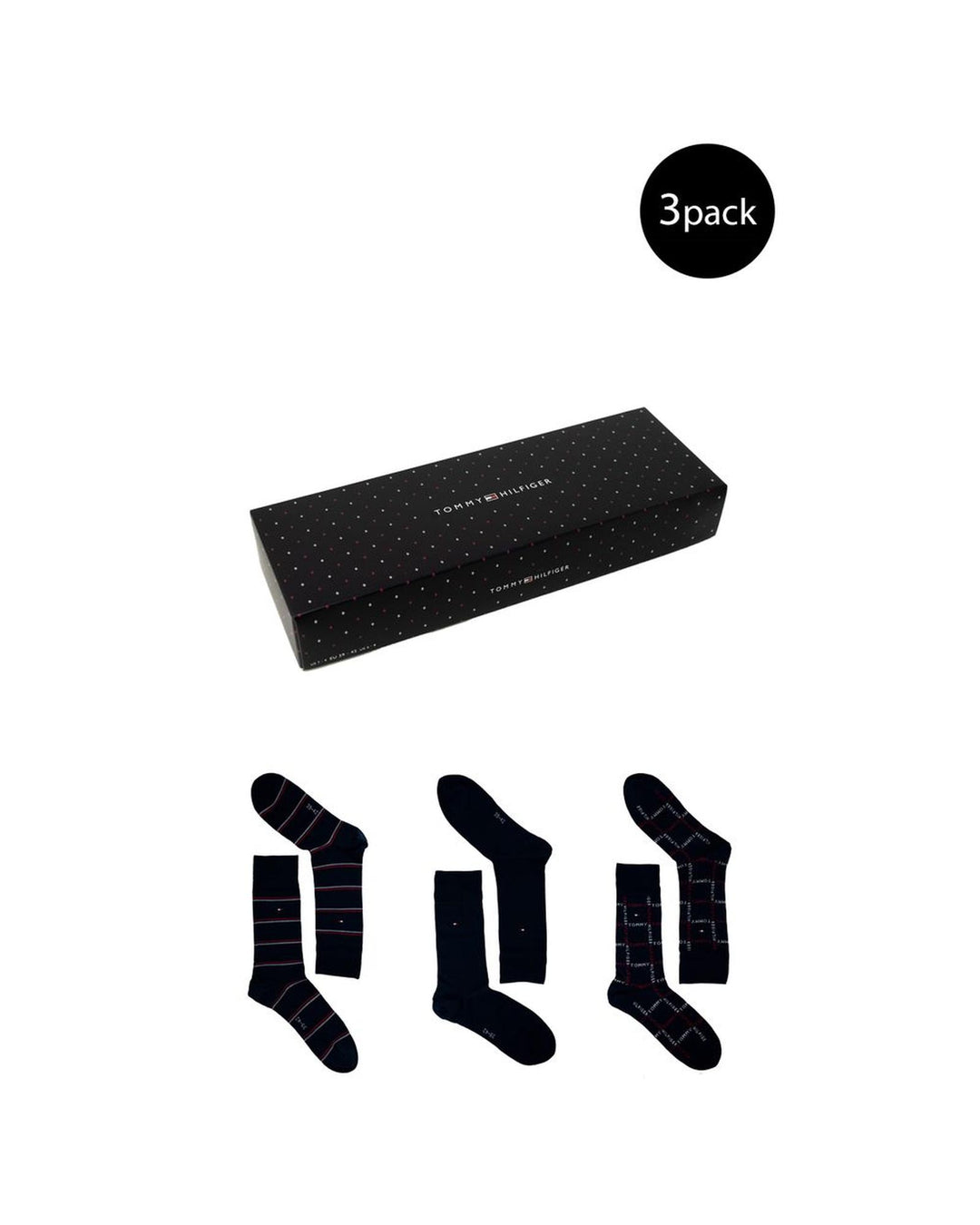 Tommy Hilfiger Men's Blue Cotton Sock - 39-42 US