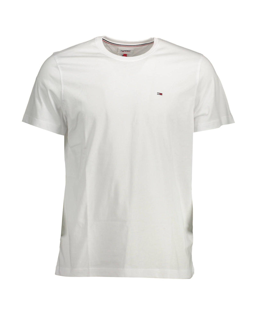 Tommy Hilfiger Men's White Cotton  TShirt - 2XL