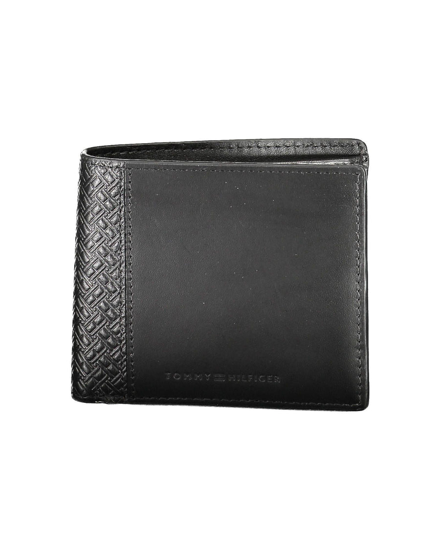 Tommy Hilfiger Men's Black Leather Wallet - One Size