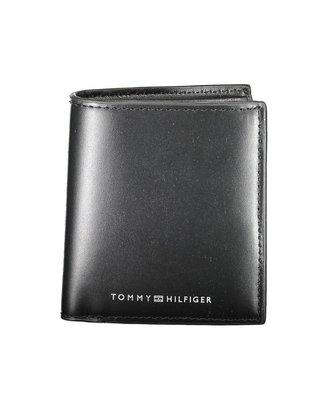 Tommy Hilfiger Men's Black Leather Wallet - One Size
