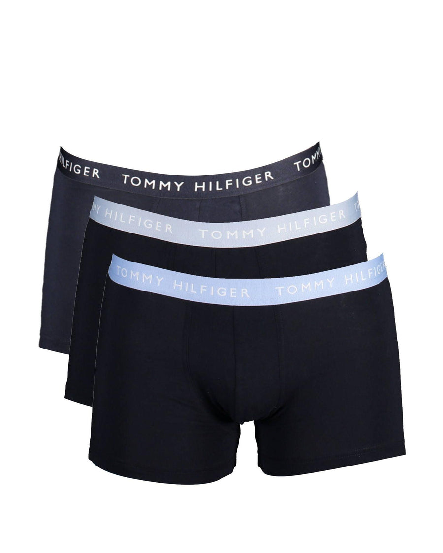 Tommy Hilfiger Men's Eco-Conscious Trunks Trio with Logo Waistband - S