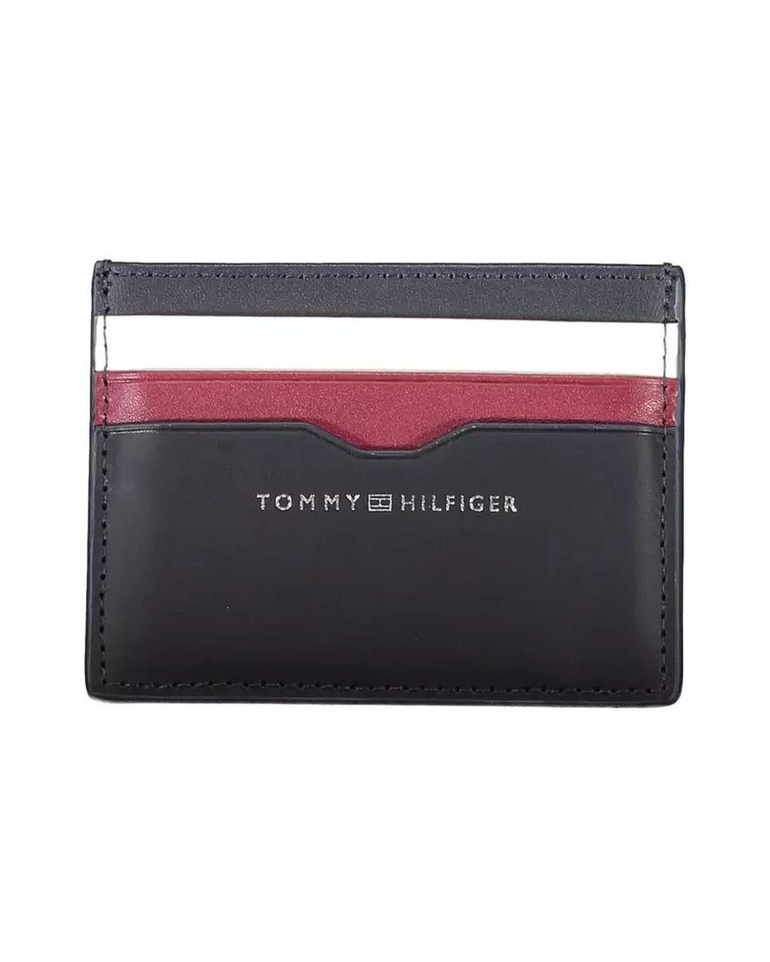 Tommy Hilfiger Men's Blue Leather Wallet - One Size