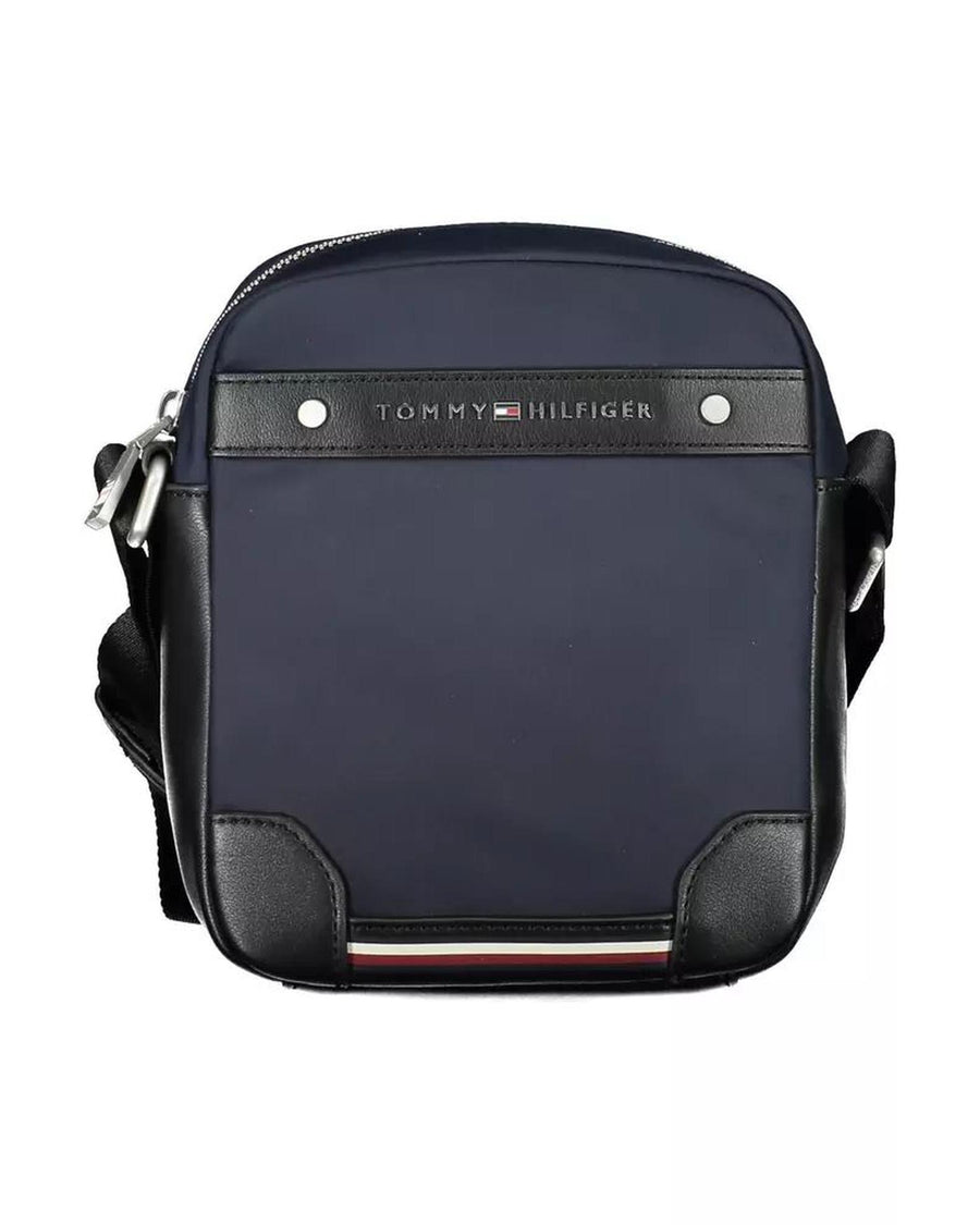 Tommy Hilfiger Men's Blue Polyester Shoulder Bag - One Size