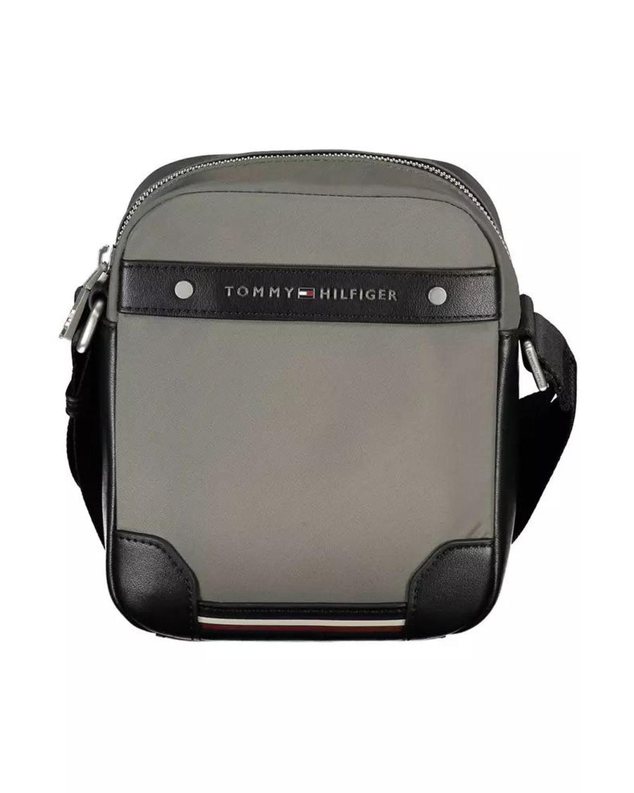 Tommy Hilfiger Men's Green Polyester Shoulder Bag - One Size