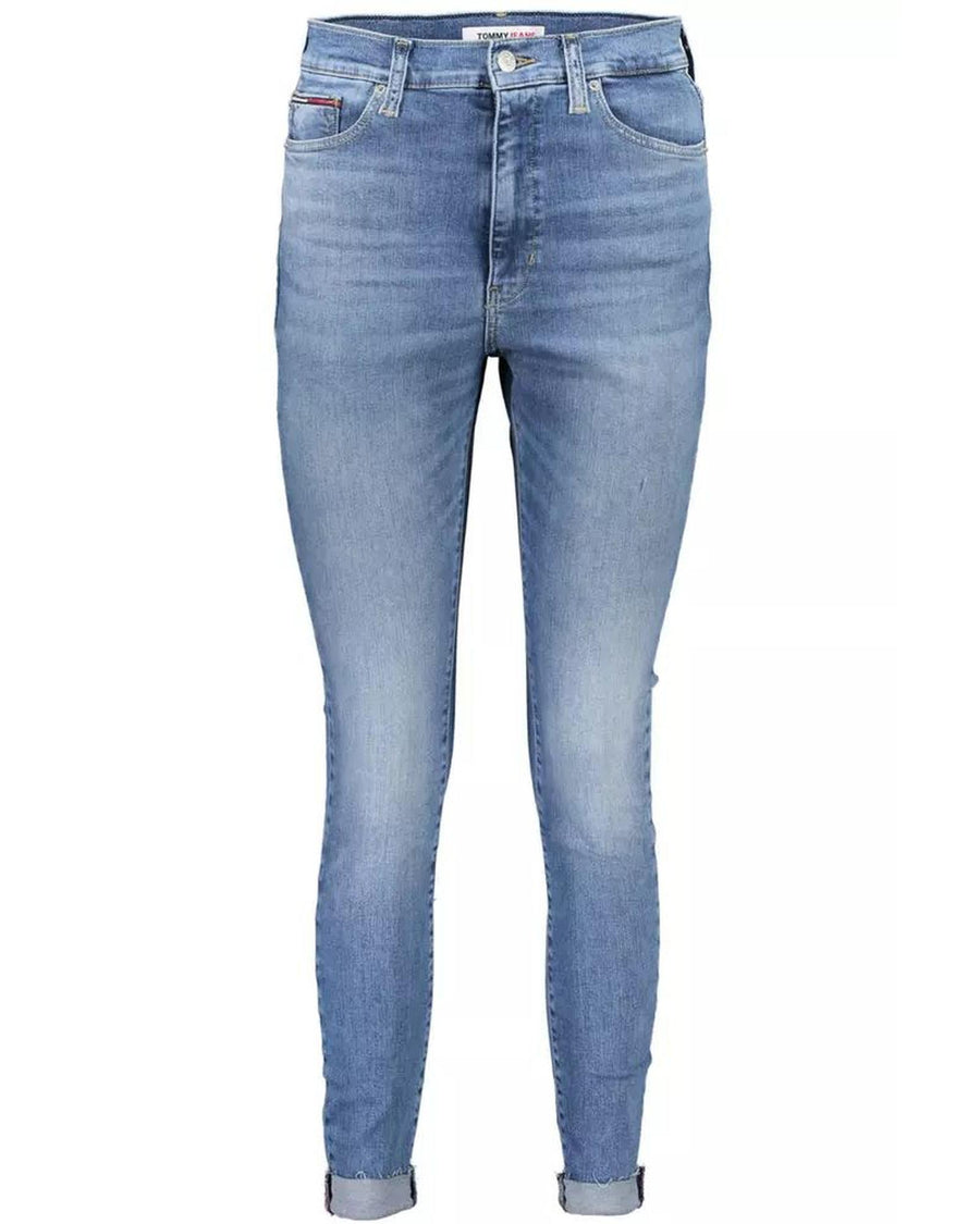Tommy Hilfiger Women's Light Blue Cotton Jeans & Pant - W31/L30