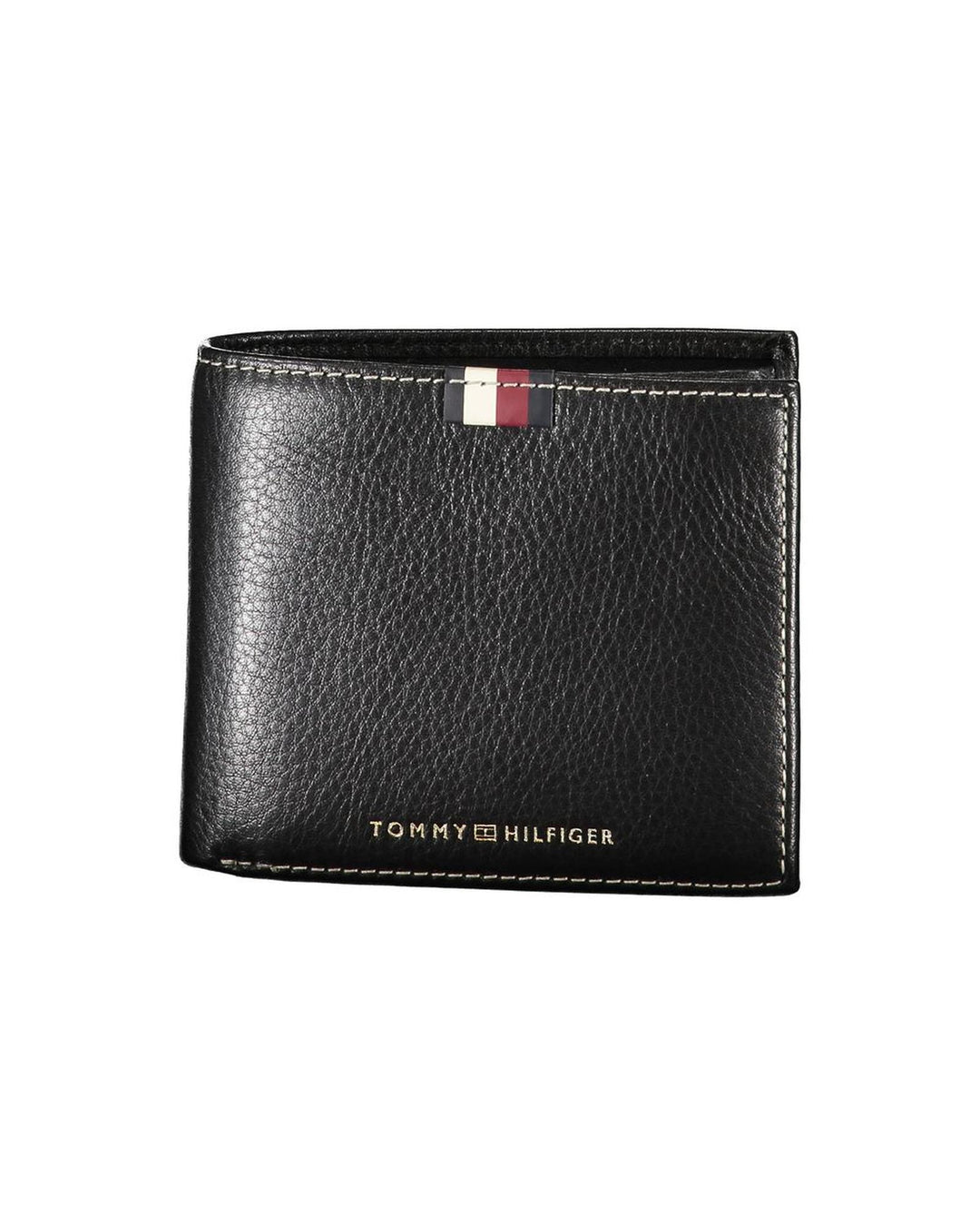 Tommy Hilfiger Men's Black Leather Wallet - One Size