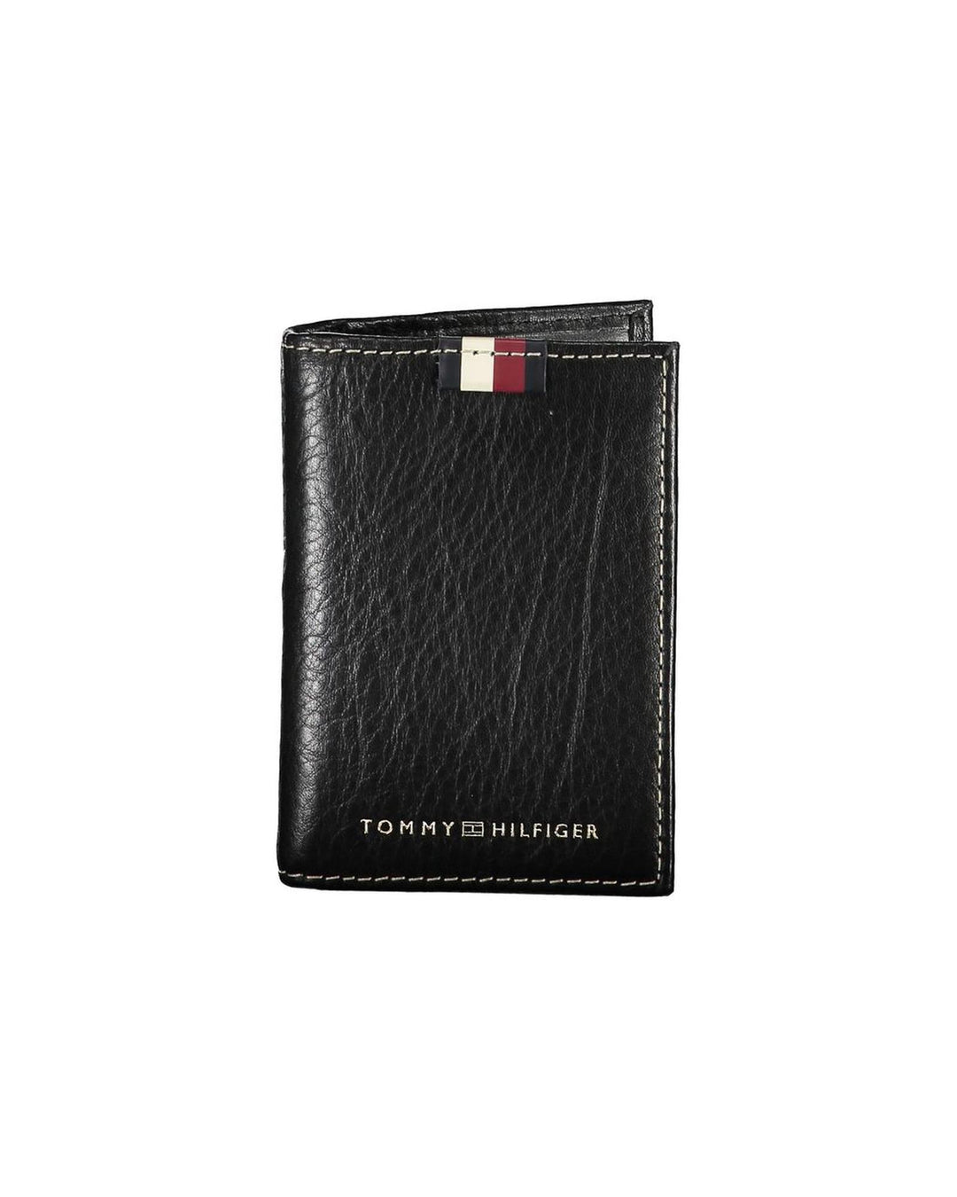 Tommy Hilfiger Men's Black Leather Wallet - One Size