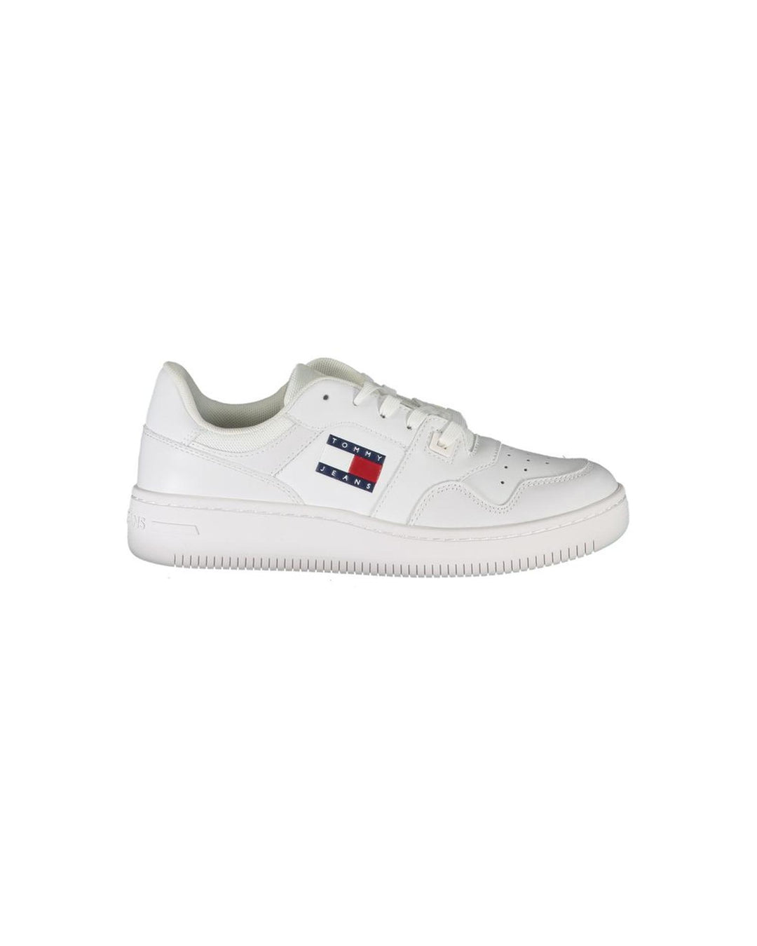 Tommy Hilfiger Women's White Polyester Sneaker - 36 EU