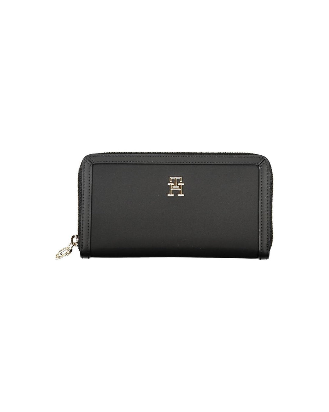 Tommy Hilfiger Women's Black Polyester Wallet - One Size