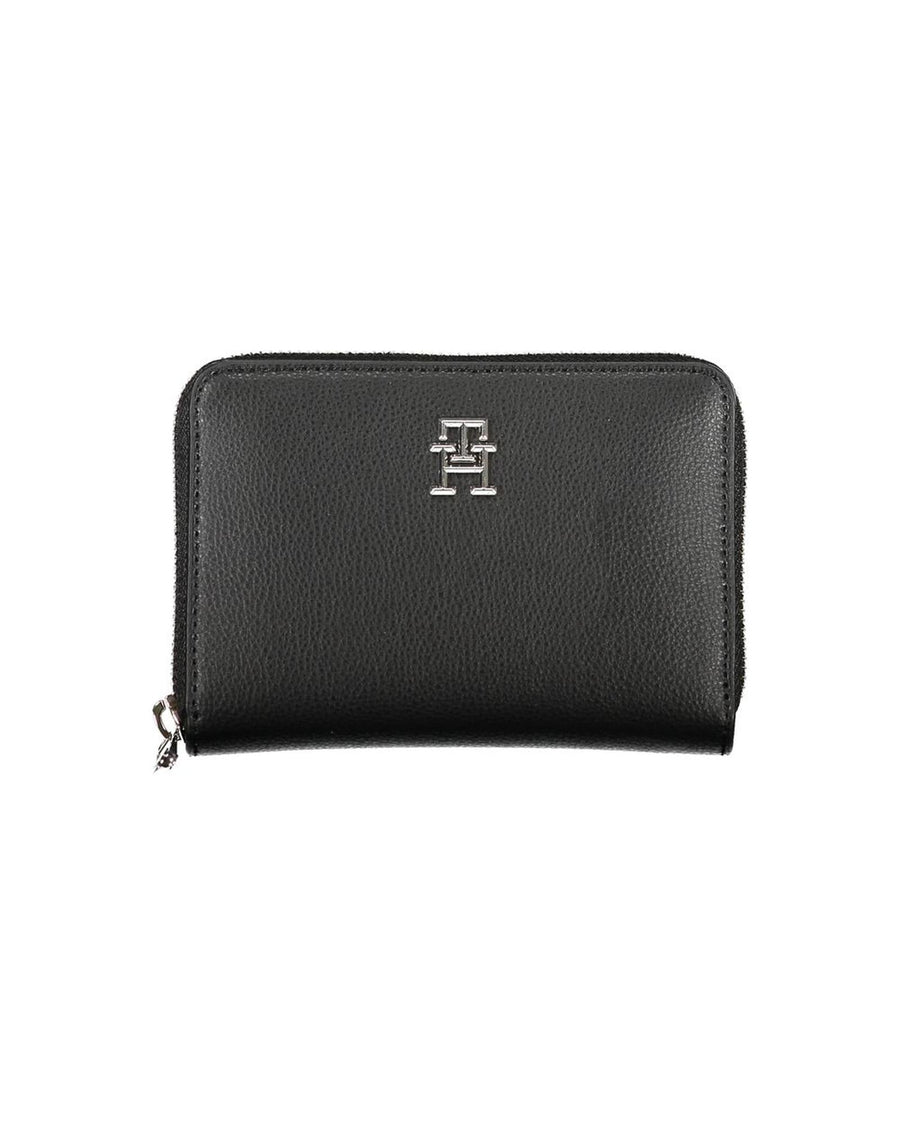 Tommy Hilfiger Women's Black Polyester Wallet - One Size