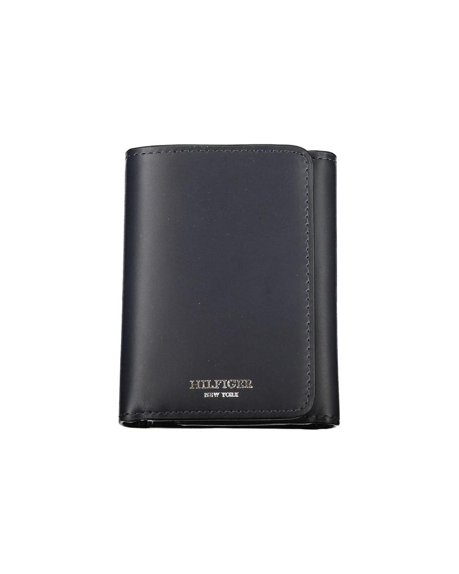Tommy Hilfiger Men's Blue Leather Wallet - One Size