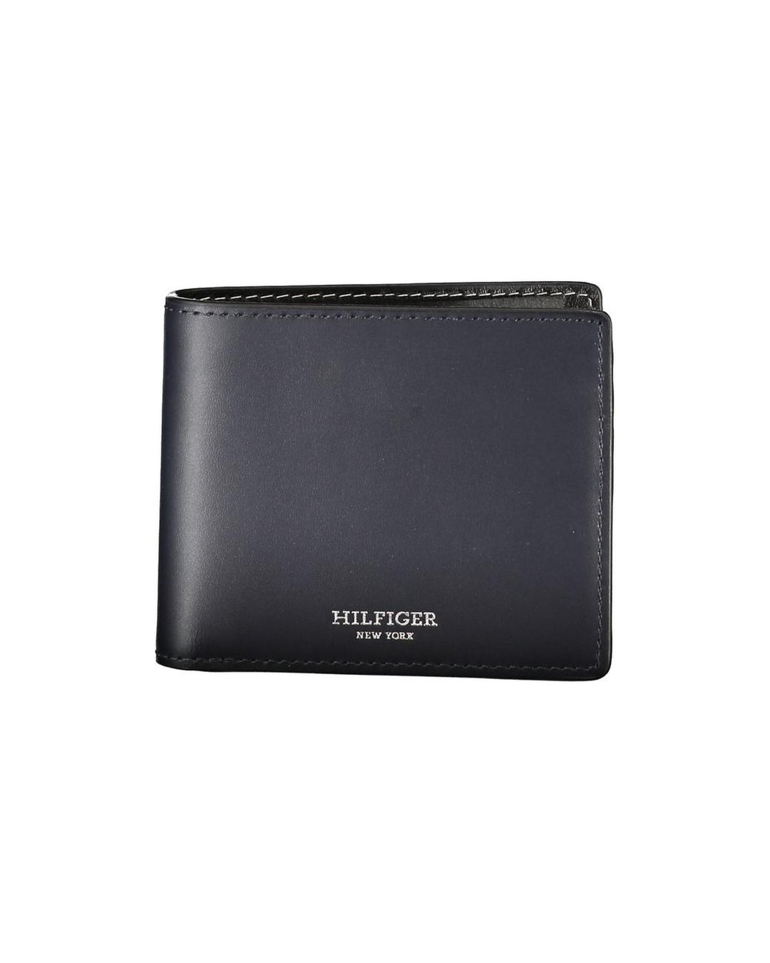 Tommy Hilfiger Men's Blue Leather Wallet - One Size