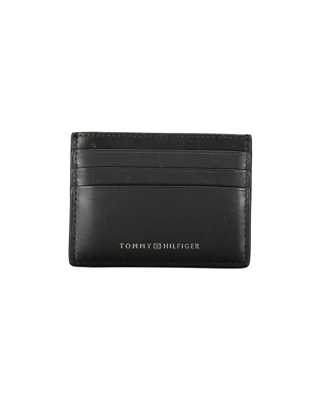 Tommy Hilfiger Men's Black Leather Wallet - One Size
