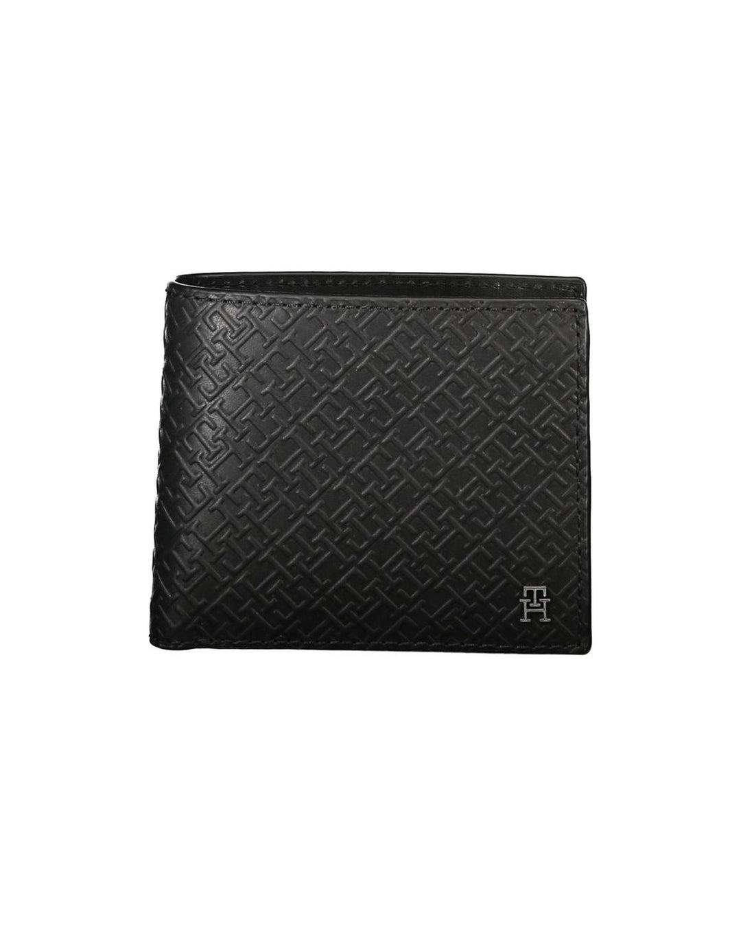 Tommy Hilfiger Men's Black Leather Wallet - One Size