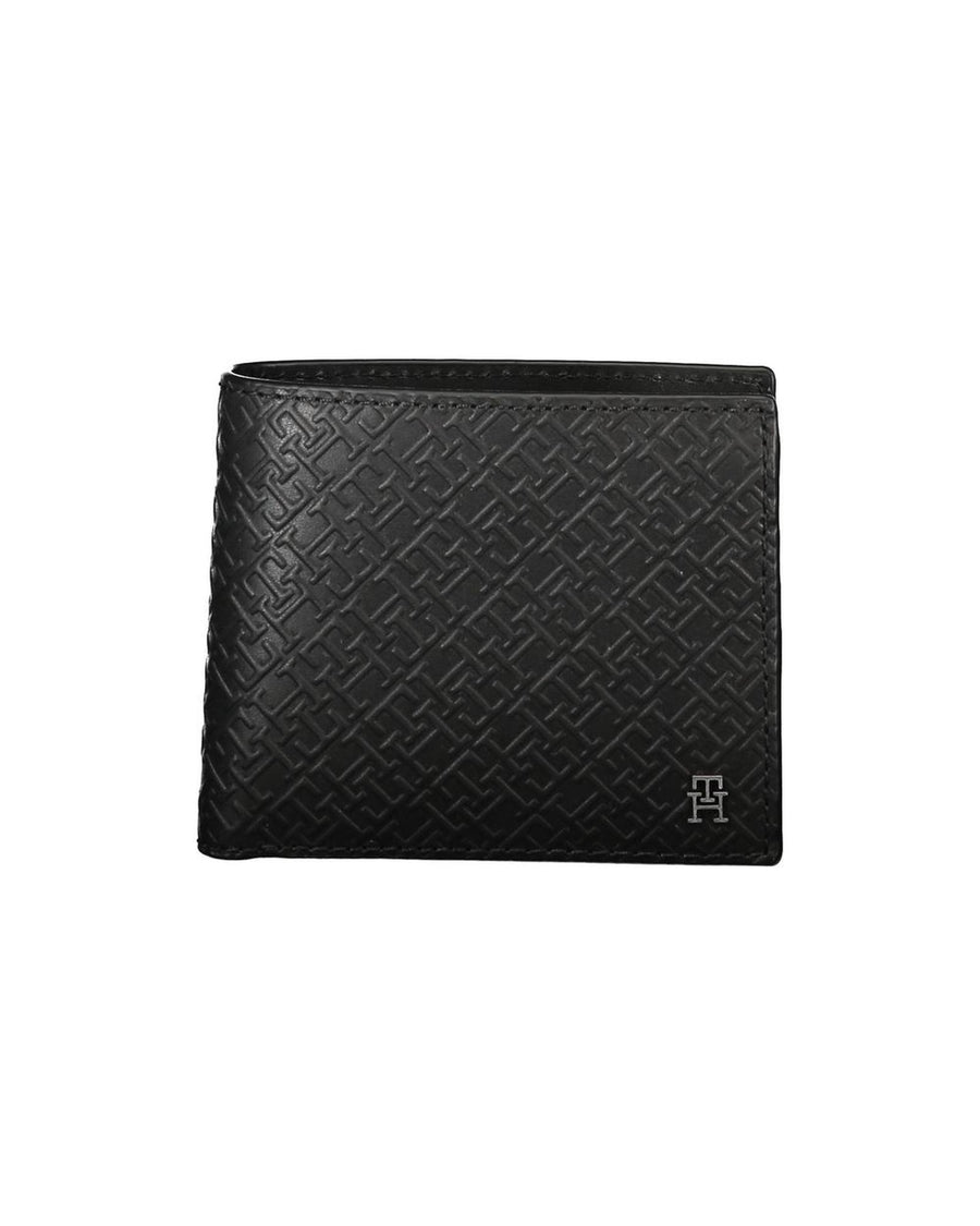 Tommy Hilfiger Men's Black Leather Wallet - One Size