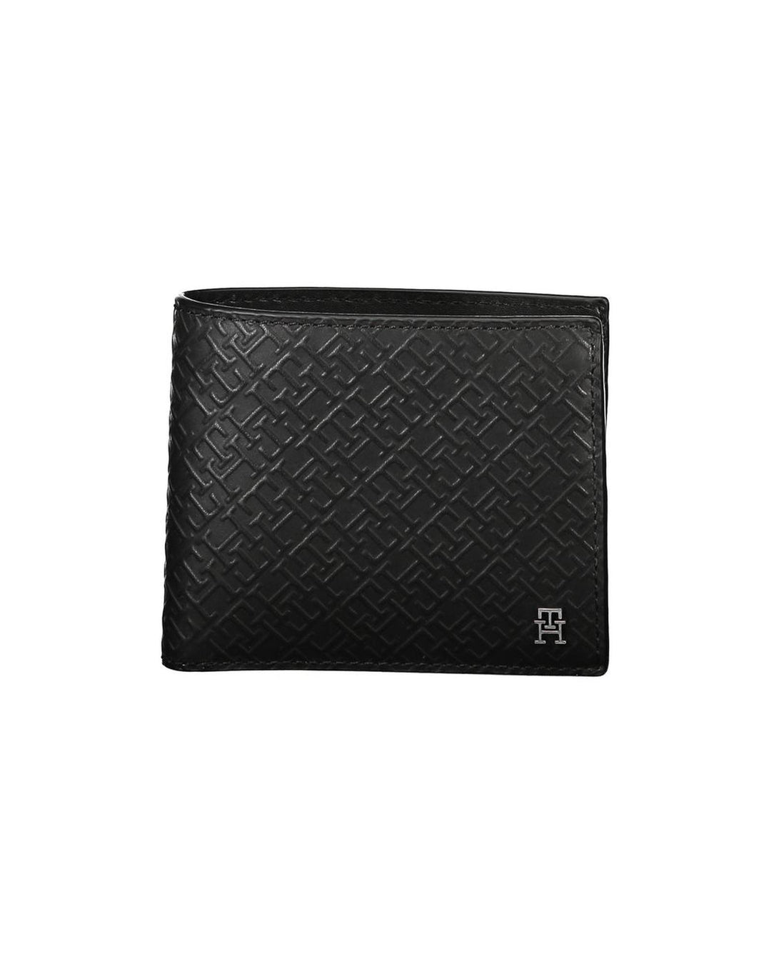 Tommy Hilfiger Men's Black Leather Wallet - One Size