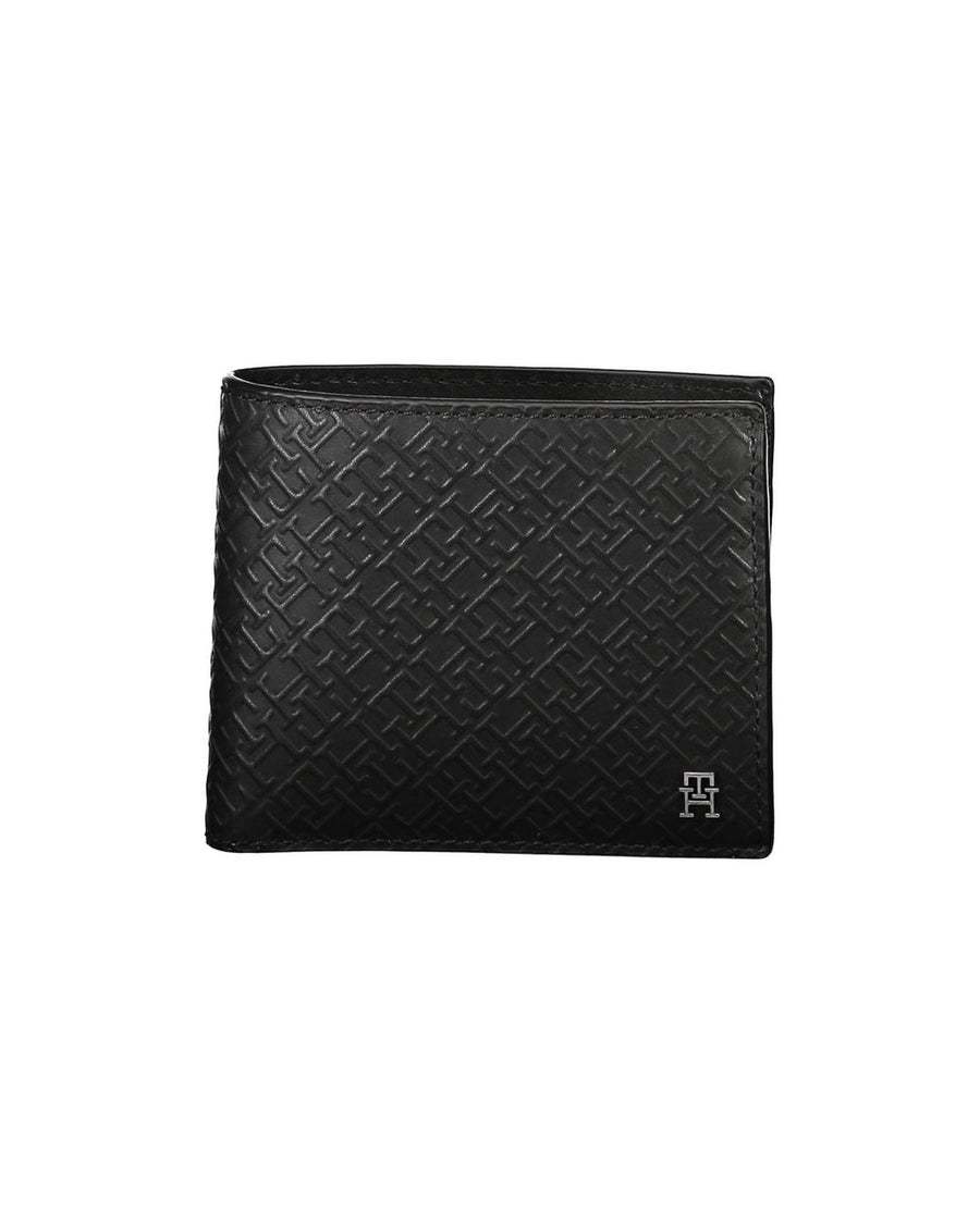 Tommy Hilfiger Men's Black Leather Wallet - One Size
