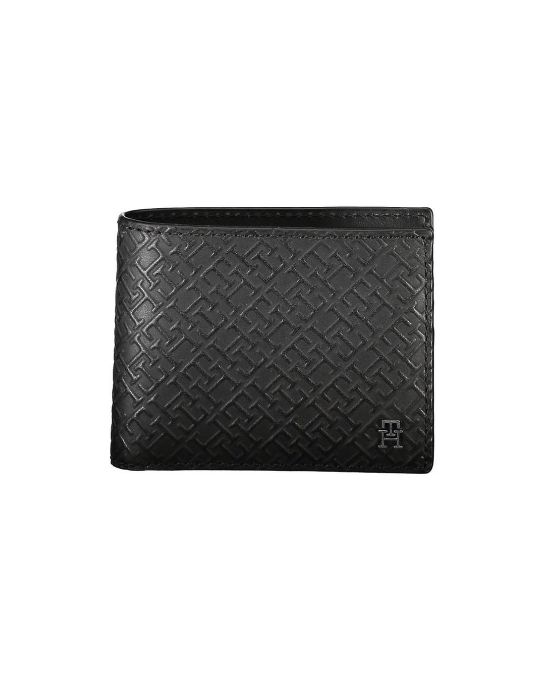 Tommy Hilfiger Men's Black Leather Wallet - One Size