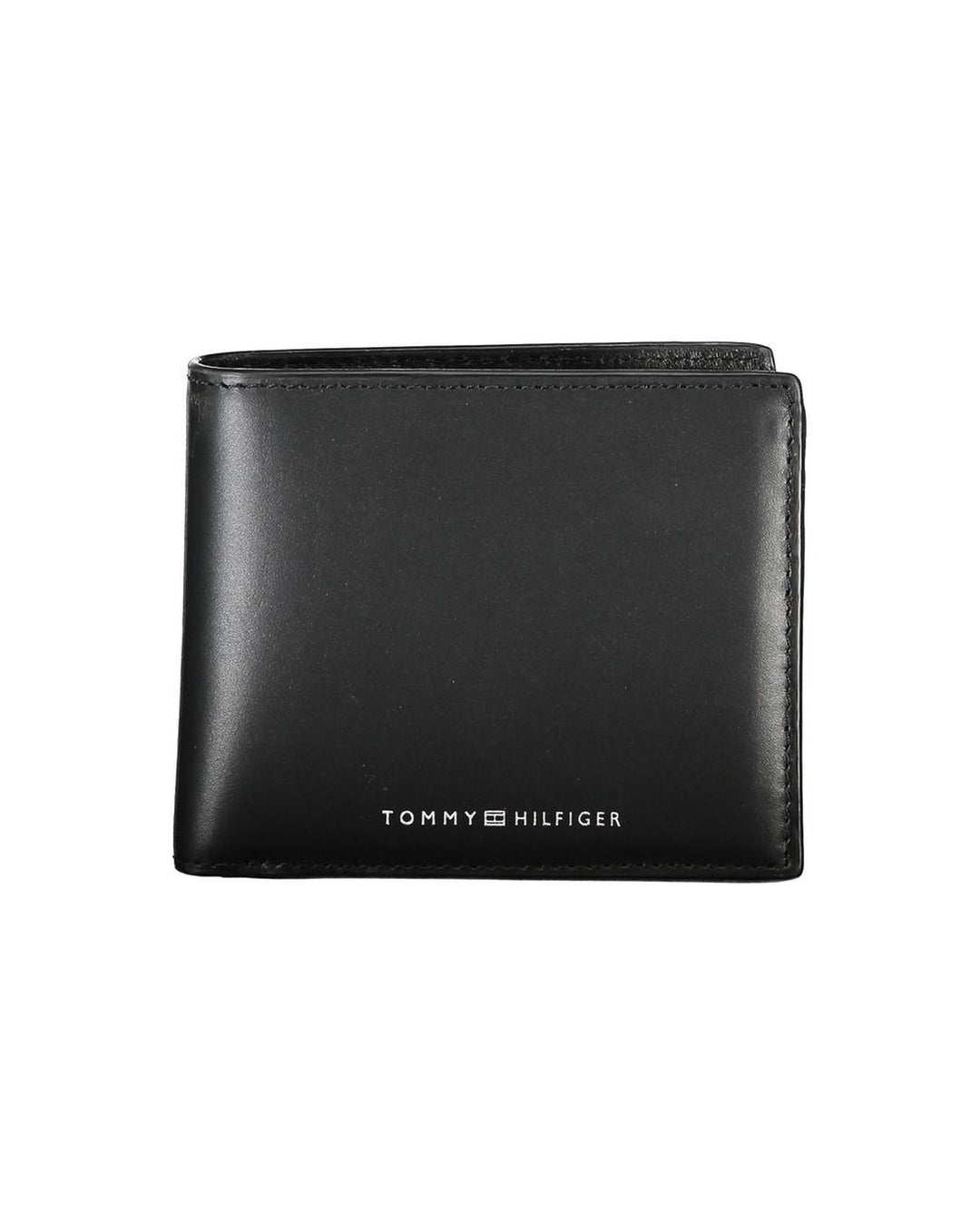 Tommy Hilfiger Men's Black Leather Wallet - One Size