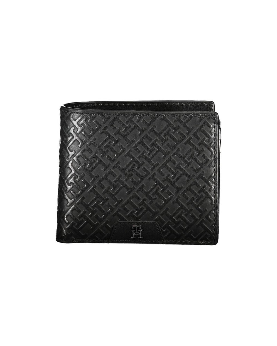 Tommy Hilfiger Men's Black Leather Wallet - One Size