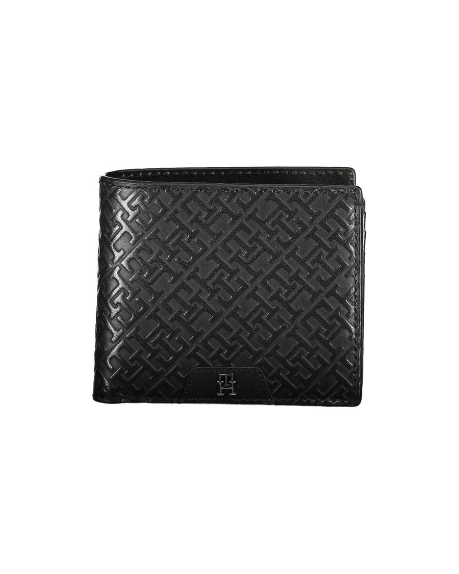 Tommy Hilfiger Men's Black Leather Wallet - One Size
