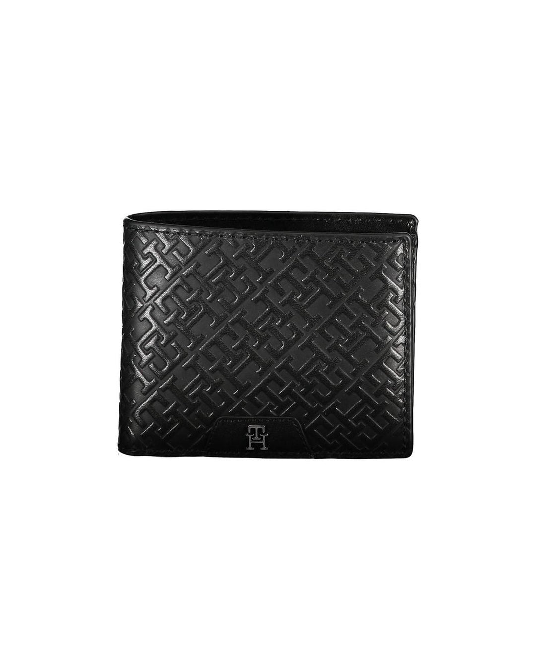 Tommy Hilfiger Men's Black Leather Wallet - One Size