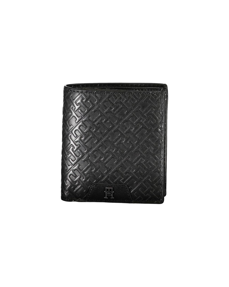 Tommy Hilfiger Men's Black Leather Wallet - One Size