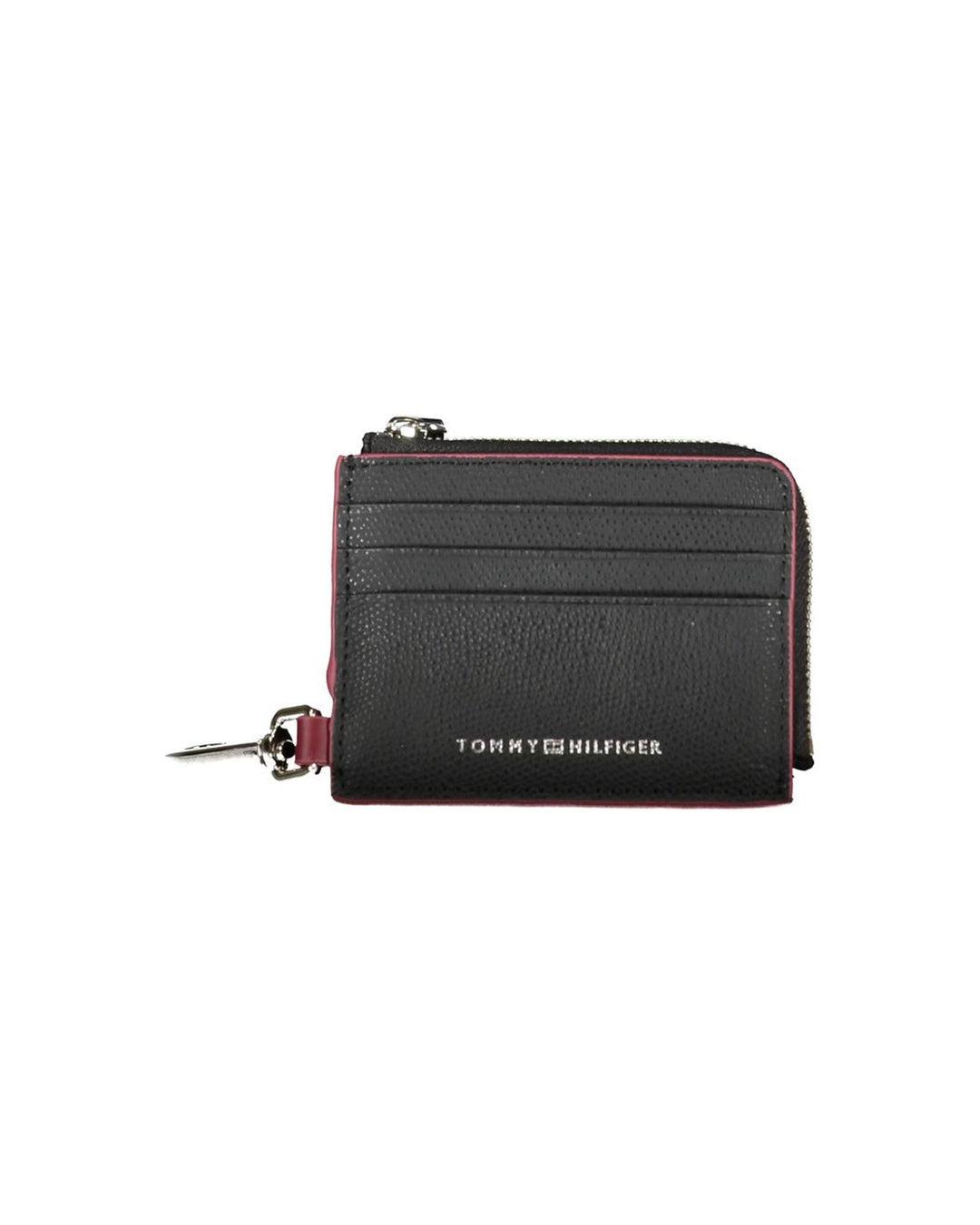 Tommy Hilfiger Men's Black Leather Wallet - One Size