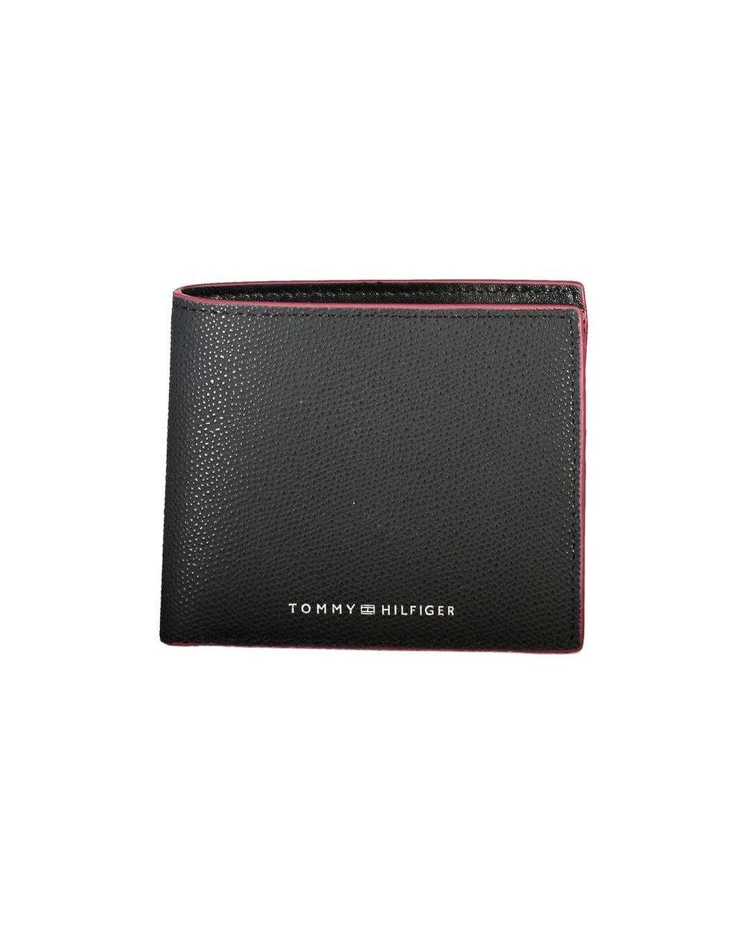Tommy Hilfiger Men's Black Leather Wallet - One Size