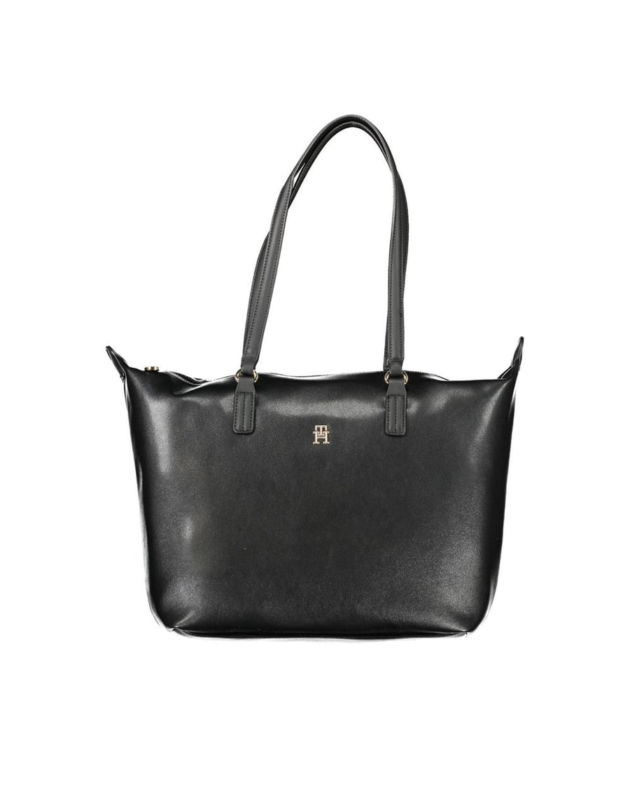 Tommy Hilfiger Women's Black Polyester Handbag - One Size