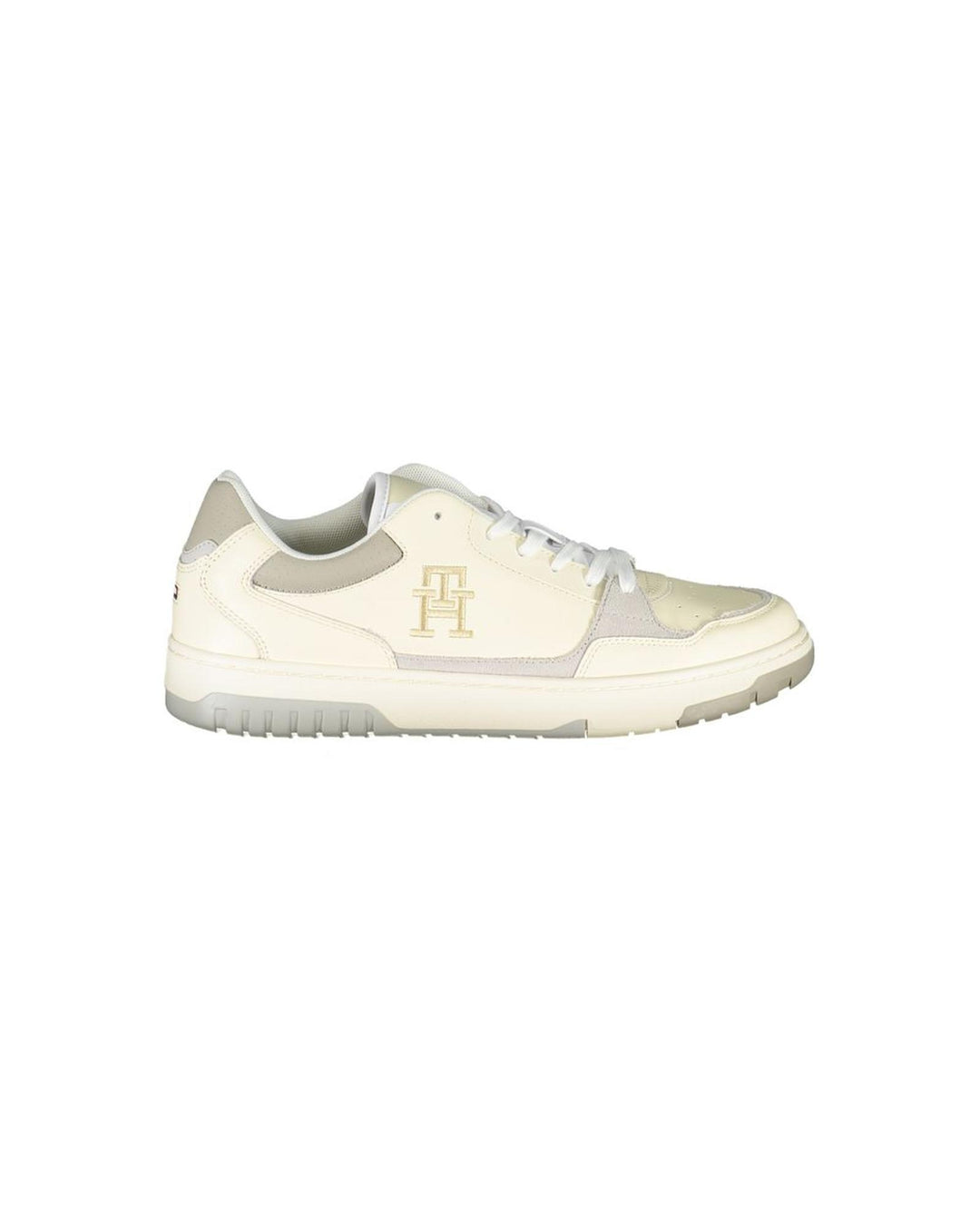 Tommy Hilfiger Men's Beige Polyester Sneaker - 42 EU