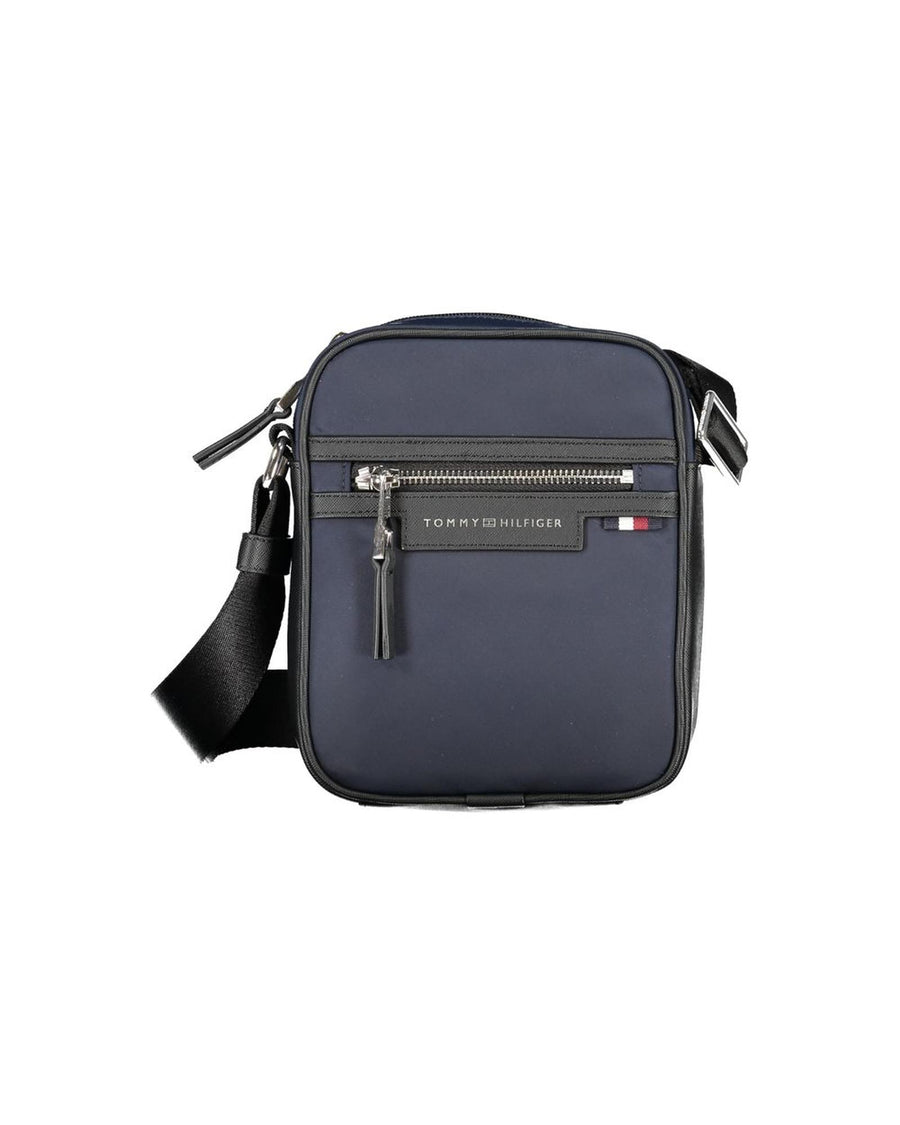 Tommy Hilfiger Men's Blue Polyester Shoulder Bag - One Size