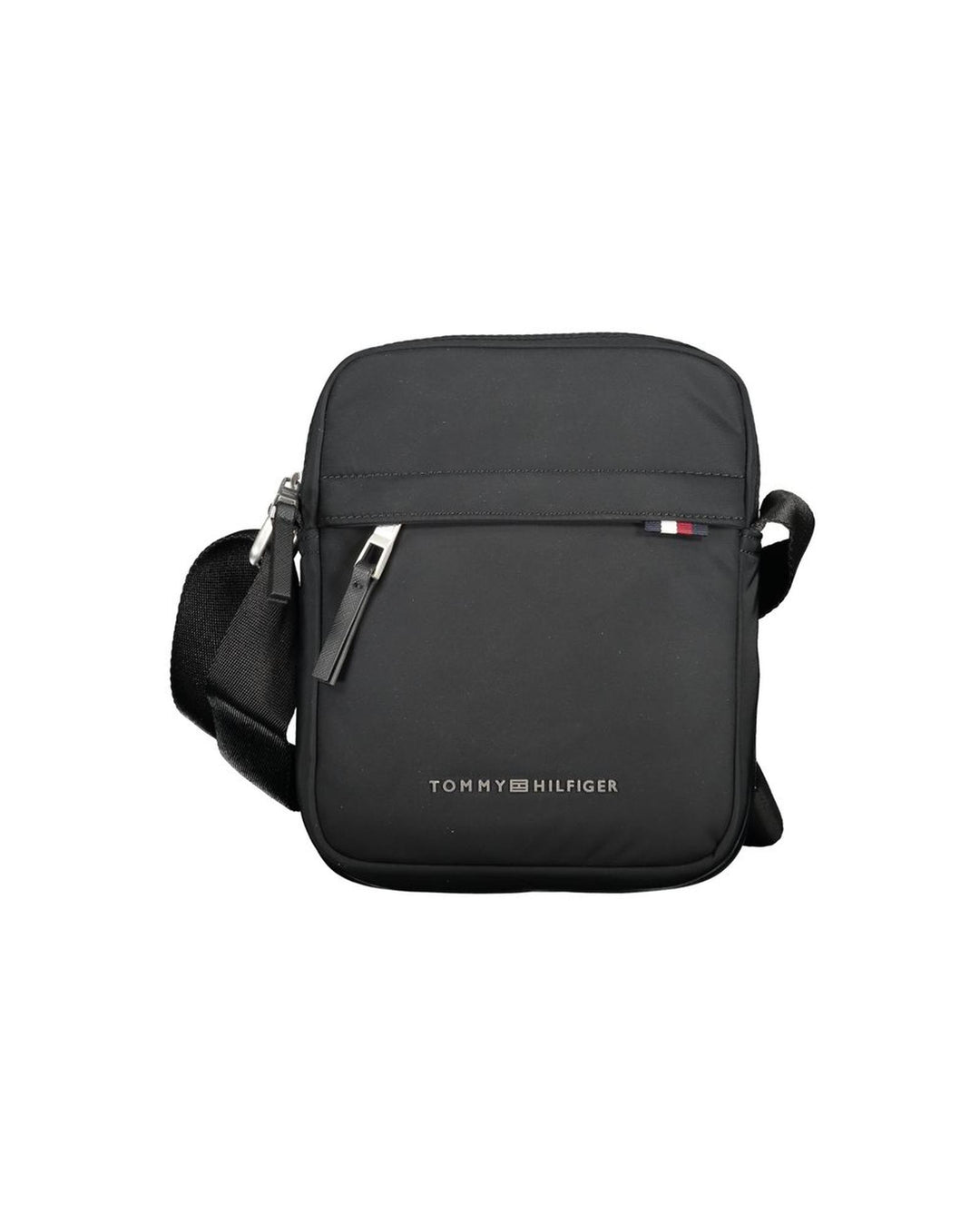 Tommy Hilfiger Men's Black Polyester Shoulder Bag - One Size