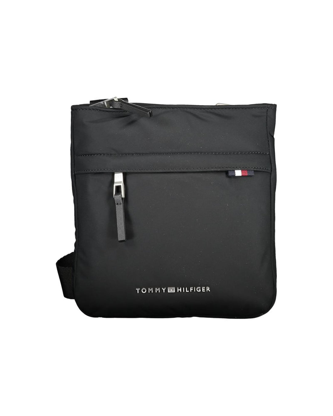 Tommy Hilfiger Men's Black Polyester Shoulder Bag - One Size