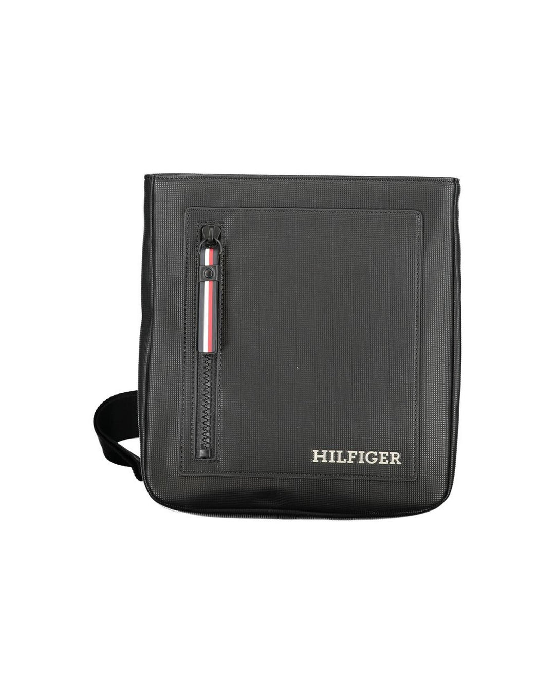 Tommy Hilfiger Men's Black Polyethylene Shoulder Bag - One Size