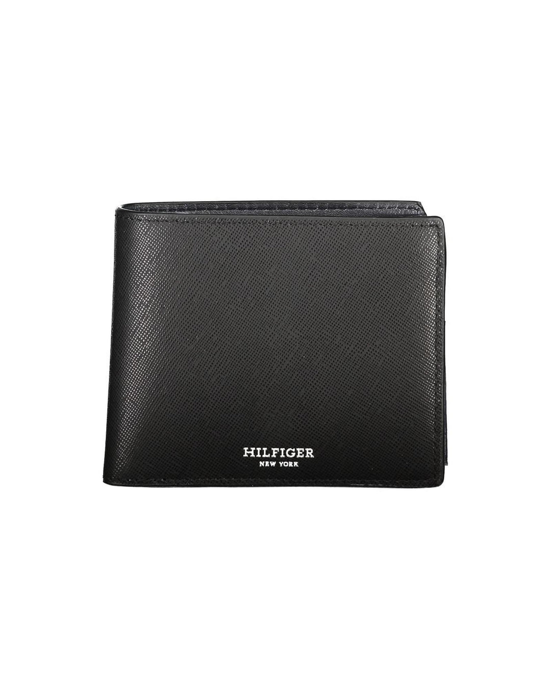 Tommy Hilfiger Men's Black Leather Wallet - One Size