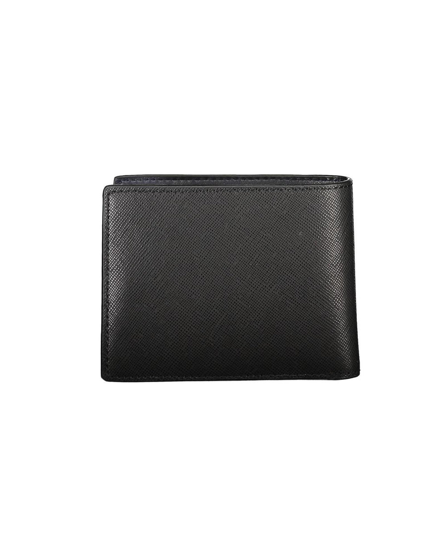 Tommy Hilfiger Men's Black Leather Wallet - One Size