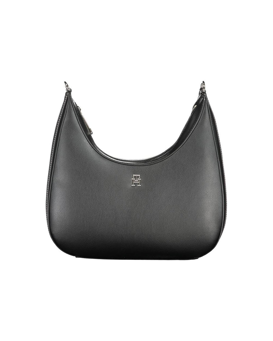 Tommy Hilfiger Women's Black Polyester Handbag - One Size