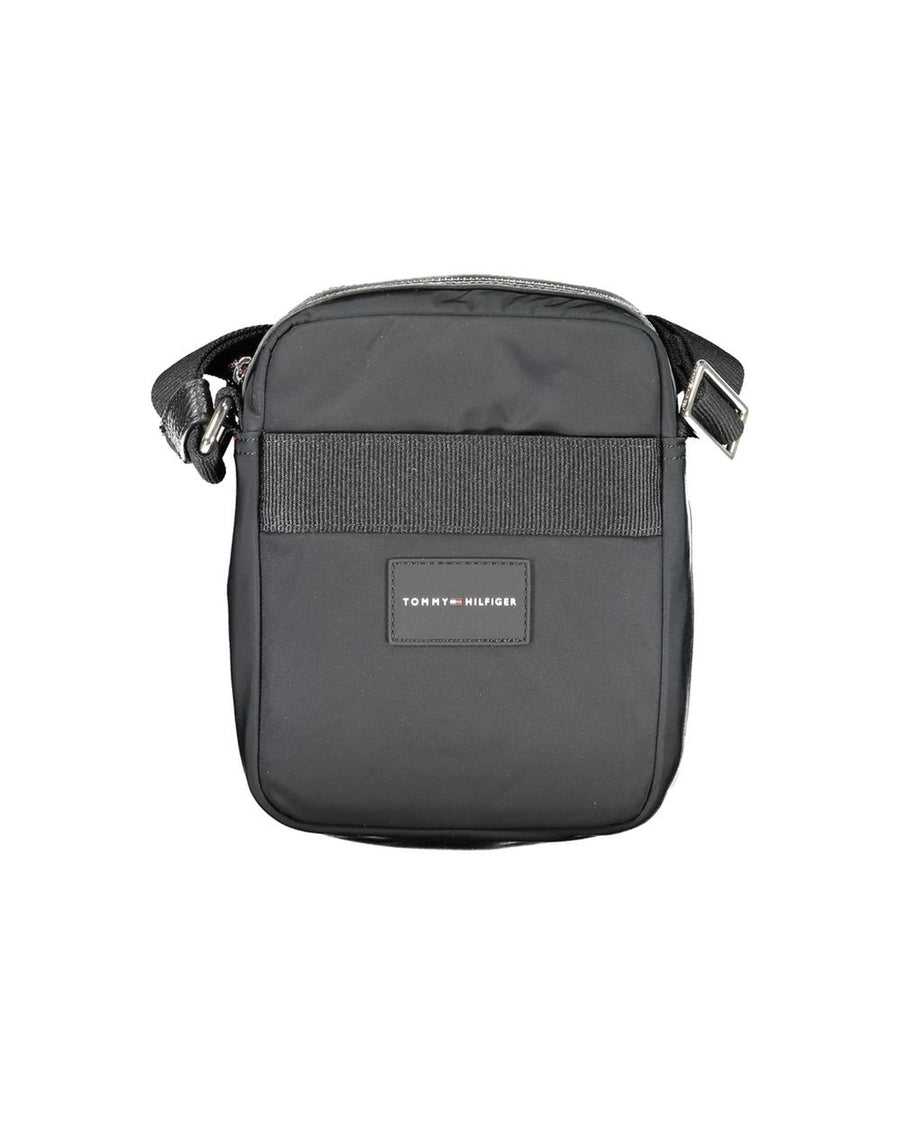 Tommy Hilfiger Men's Black Polyester Shoulder Bag - One Size