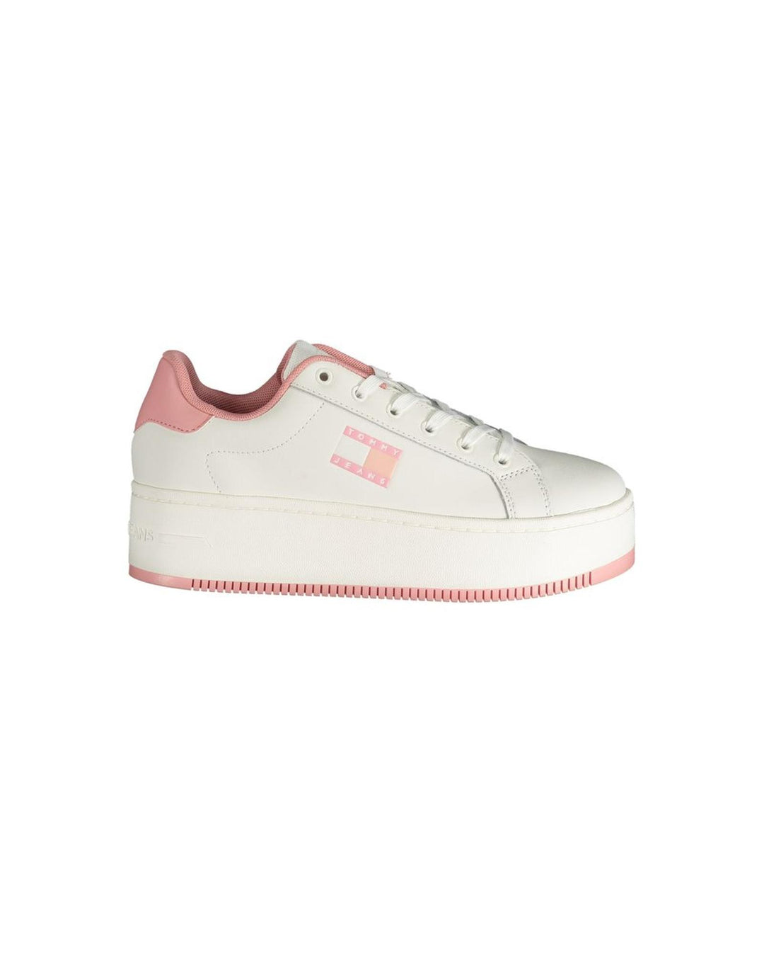 Tommy Hilfiger Women's Pink Polyester Sneaker - 41 EU