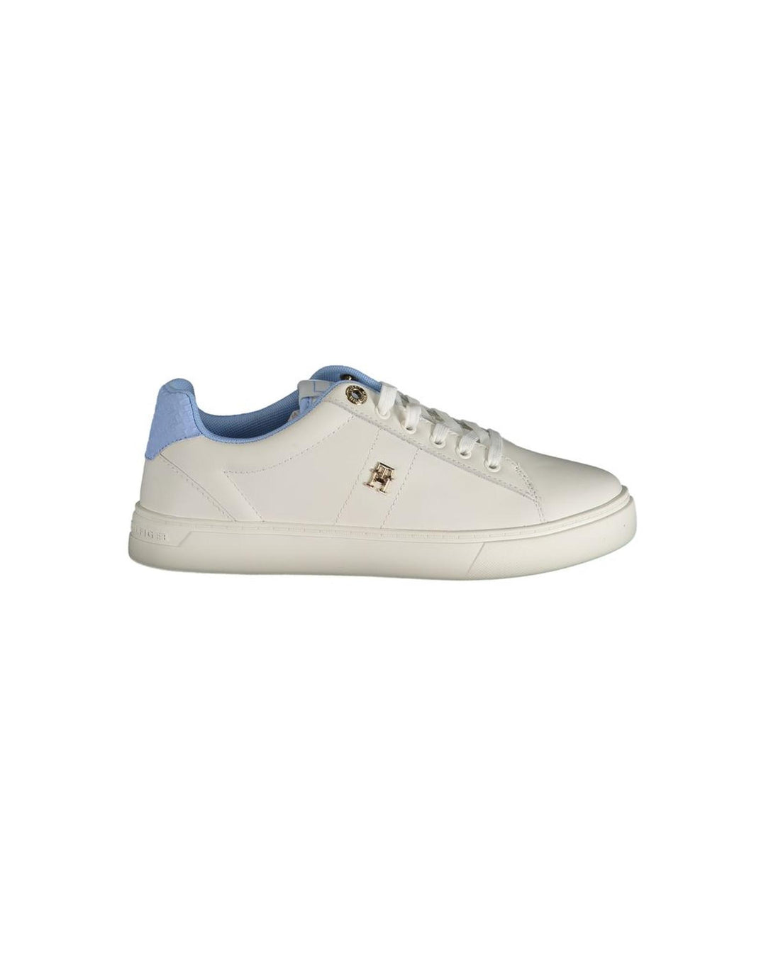 Tommy Hilfiger Women's Light Blue Polyester Sneaker - 39 EU