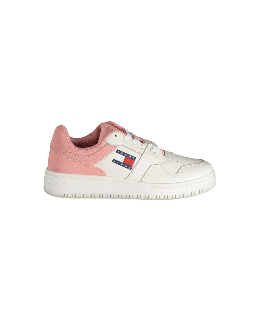 Tommy Hilfiger Women's Pink Polyester Sneaker - 37 EU