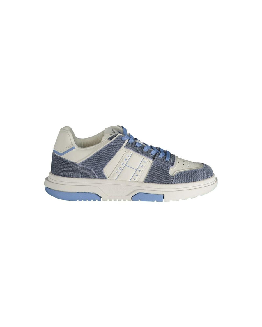 Tommy Hilfiger Women's Light Blue Polyester Sneaker - 38 EU