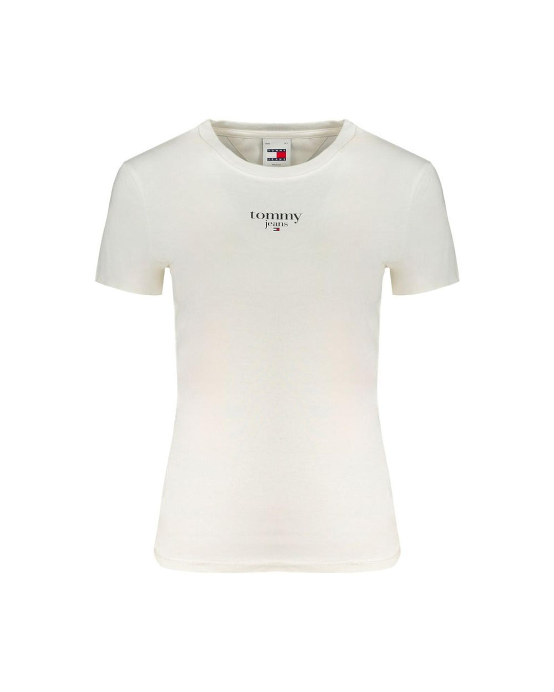 Tommy Hilfiger Women's White Cotton Tops & T-Shirt - XL