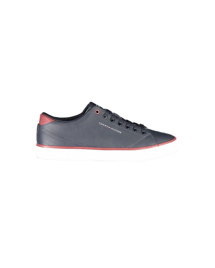 Tommy Hilfiger Men's Blue Polyester Sneaker - 41 EU