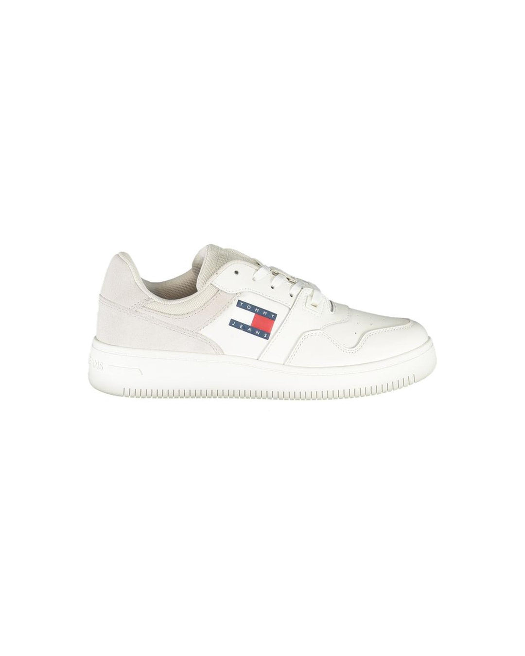 Tommy Hilfiger Women's White Polyester Sneaker - 37 EU