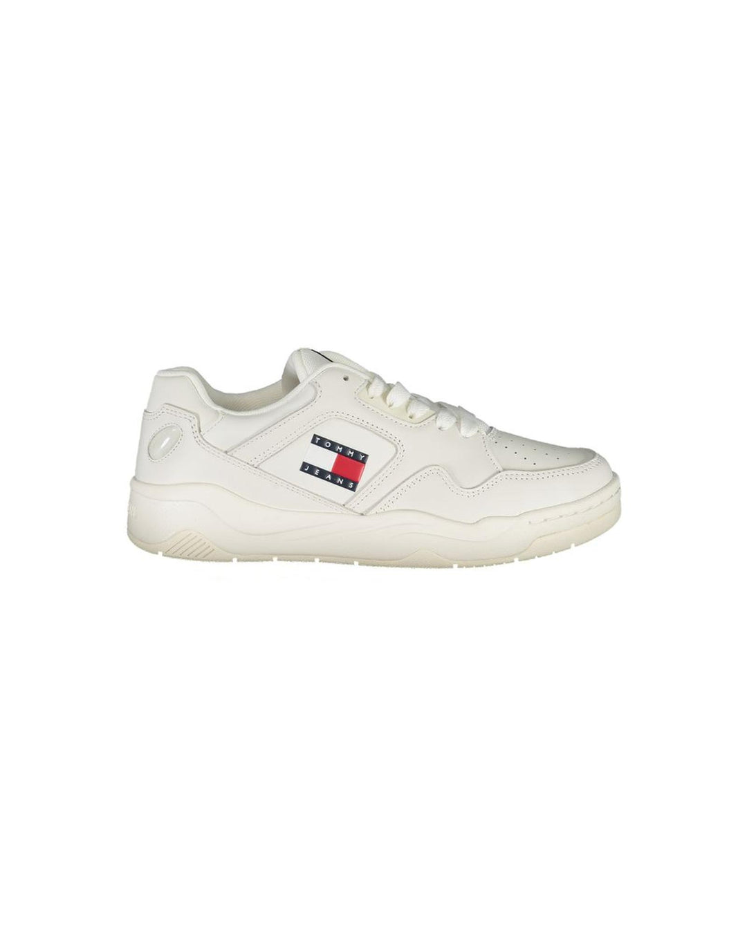 Tommy Hilfiger Women's White Polyester Sneaker - 36 EU