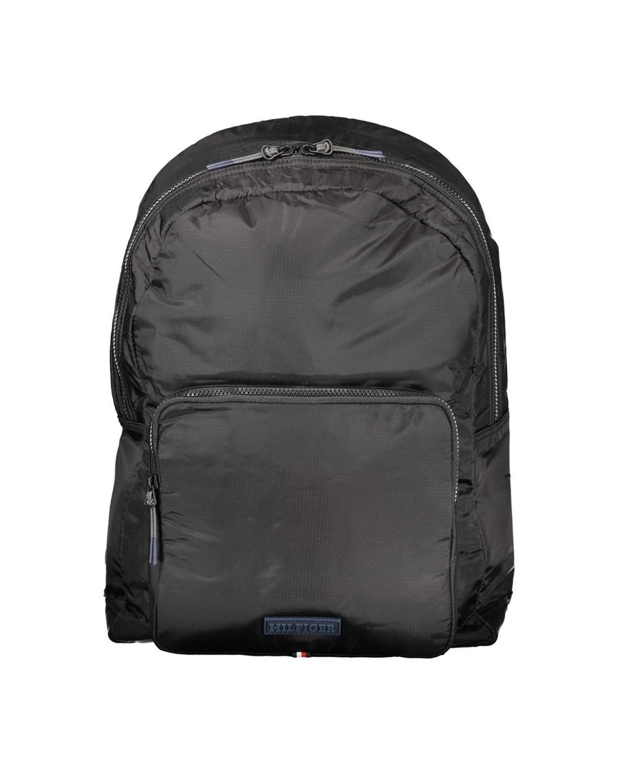 Tommy Hilfiger Men's Black Nylon Backpack - One Size