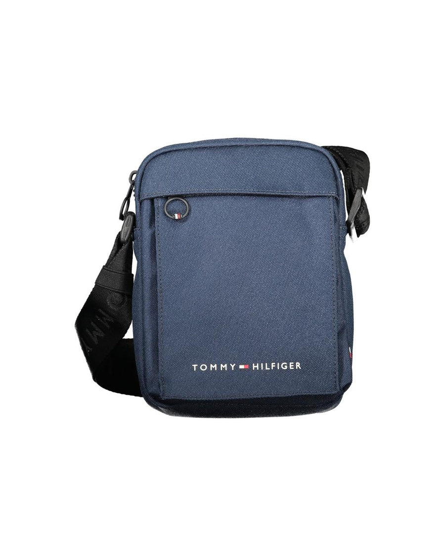 Tommy Hilfiger Men's Blue Polyester Shoulder Bag - One Size