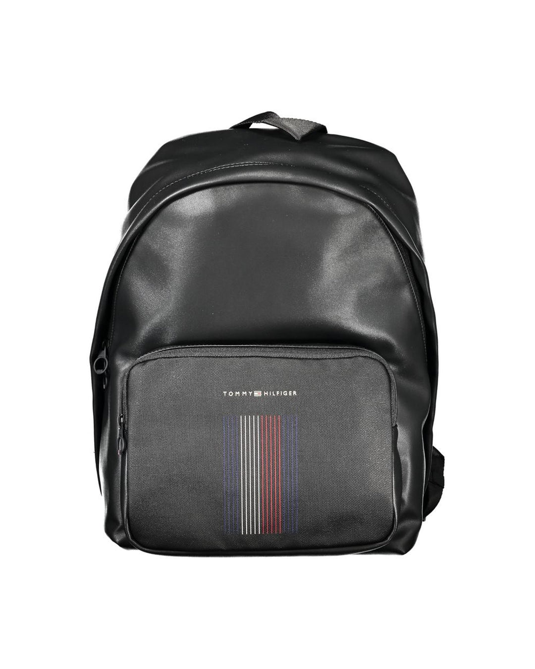 Tommy Hilfiger Men's Black Polyester Backpack - One Size